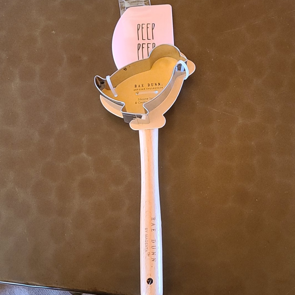 Rae Dunn Peep Peep Spatula and Cookie Cutter Set